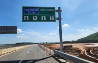 Thi công trạm dừng nghỉ đầu tiên trên cao tốc Quảng Ngãi - Hoài Nhơn