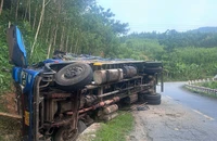 Nguyên nhân vụ lật xe tải trên đèo Vi Ô Lắk làm 2 người tử vong