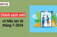 Chính sách mới có hiệu lực từ 1-7-2024