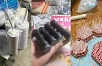 Vật dụng chế pháo được bán tràn lan trên mạng. (Ảnh chụp màn hình)