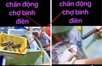 Sự thật về clip 'mực nhồi sắt' tại chợ Bình Điền 