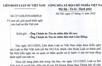 Liên đoàn Luật sư lên tiếng vụ 'tòa ra văn bản không cho luật sư gặp bị cáo đang bị tạm giam' 
