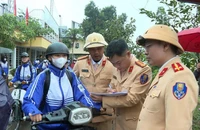 Công an đề nghị hạ hạnh kiểm học sinh vi phạm luật giao thông