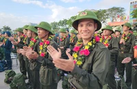 Thanh niên Đà Nẵng rạng rỡ ngày lên đường nhập ngũ