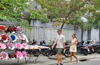 Đà Nẵng khẩn trương kẻ vạch 'đòi' lại vỉa hè cho người đi bộ