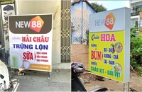Quyết liệt xử lý biển hiệu quảng cáo web đánh bạc trá hình
