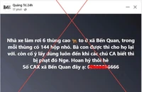 Công an thông tin vụ xe chở 6 thùng cao hổ bị đánh rơi