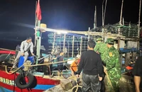 Đang ngủ thì nước tràn vào làm chìm tàu cá