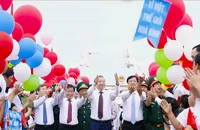 Tổng Bí thư, Chủ tịch nước Tô Lâm dự Lễ thượng cờ 'Thống nhất non sông' tại Quảng Trị