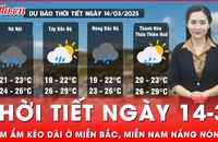 Thời tiết ngày 14-3: Nồm ẩm kéo dài ở miền Bắc, miền Nam nắng nóng