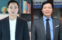 Phó Tổng Giám đốc VOV Phạm Mạnh Hùng (bên trái) và Vũ Hải Quang. Ảnh: VGP
