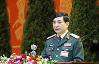 Thượng tướng Phan Văn Giang, Ủy viên Thường vụ Quân ủy Trung ương, Tổng tham mưu trưởng QĐND Việt Nam, Thứ trưởng Bộ Quốc phòng. Ảnh: TTXVN
