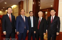 Chùm ảnh khai mạc Hội nghị lần thứ năm Ban Chấp hành Trung ương Đảng khóa XIII
