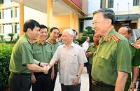 Đại tướng Tô Lâm: Đảng lãnh đạo tuyệt đối, trực tiếp về mọi mặt đối với Công an nhân dân