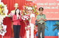Công an tỉnh Bạc Liêu có tân phó giám đốc