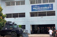 Công an TP.HCM tổ chức diễn tập đảm bảo an ninh trật tự tại một tòa nhà của Tập đoàn Novaland