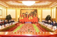 Hình ảnh Tổng Bí thư Nguyễn Phú Trọng hội đàm với Tổng Bí thư, Chủ tịch nước Tập Cận Bình
