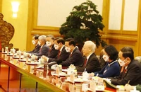 Tổng Bí thư Nguyễn Phú Trọng hội đàm với Tổng Bí thư, Chủ tịch Trung Quốc Tập Cận Bình