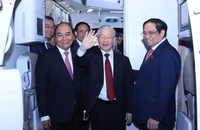 Tổng bí thư Nguyễn Phú Trọng kết thúc tốt đẹp chuyến thăm chính thức Trung Quốc