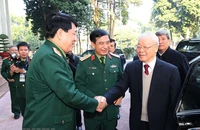 Tổng Bí thư: Chú trọng xây dựng Quân đội tinh, gọn, mạnh, tuyệt đối trung thành