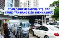 Toàn cảnh sai phạm tại các trung tâm đăng kiểm trên cả nước đến 15-1