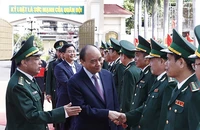 Chủ tịch nước chúc Tết Bộ đội Biên phòng và công nhân ở Đắk Lắk