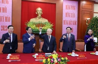 Tổng Bí thư Nguyễn Phú Trọng gặp mặt, chúc Tết lãnh đạo, nguyên lãnh đạo Đảng, Nhà nước