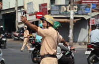 CSGT TP.HCM tăng cường tuần tra kiểm soát giao thông tại các chùa lớn