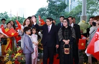 Thủ tướng Phạm Minh Chính cùng phu nhân bắt đầu thăm chính thức Singapore