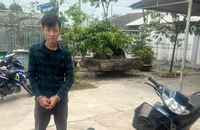 Lê Trọng Nhân cùng tang vật