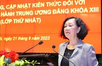 Bồi dưỡng, cập nhật kiến thức đối với Ủy viên Trung ương Đảng khóa XIII