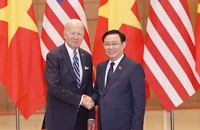 Chủ tịch Quốc hội Vương Đình Huệ hội kiến Tổng thống Mỹ Joe Biden