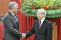 Tổng Bí thư: Việt Nam luôn coi trọng quan hệ hữu nghị, đối tác chiến lược toàn diện với Nga