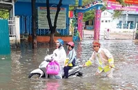 Mưa lớn kéo dài, Ninh Thuận cho học sinh nghỉ học
