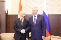 Tổng Bí thư Nguyễn Phú Trọng chúc mừng Tổng thống Nga Vladimir Putin