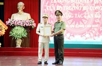 Công bố quyết định điều động, bổ nhiệm tân giám đốc Công an tỉnh Nam Định