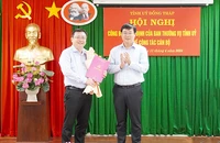Đồng Tháp có tân trưởng ban Nội chính Tỉnh ủy