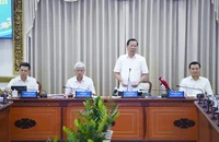 Chủ tịch UBND TP.HCM Phan Văn Mãi chủ trì phiên họp kinh tế - xã hội thường kỳ tháng 4-2024.