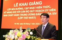 50 cán bộ đầu tiên quy hoạch Ủy viên Trung ương Đảng khóa XIV tham dự lớp bồi dưỡng, cập nhật kiến thức