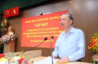 Tổng Bí thư, Chủ tịch nước gặp mặt cán bộ công an cấp cao nghỉ hưu