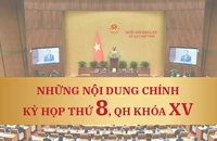 Infographic: 18 luật, 4 nghị quyết quan trọng thông qua tại Kỳ họp 8