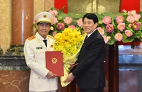Thứ trưởng Bộ Công an Lê Quốc Hùng được thăng cấp bậc hàm Thượng tướng