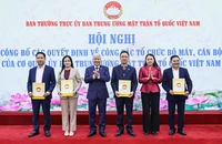 Công bố bộ máy mới của Cơ quan Ủy ban Trung ương MTTQ Việt Nam