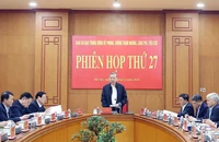 Tổng Bí thư chủ trì phiên họp thứ 27 Ban Chỉ đạo Trung ương về phòng, chống tham nhũng, lãng phí, tiêu cực vào sáng 31-12-2024.