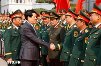 Chủ tịch nước Lương Cường thăm, chúc Tết Binh chủng Đặc công