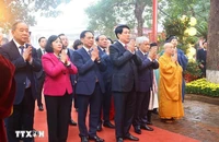 Chủ tịch nước chủ trì Lễ dâng hương khai Xuân tại Hoàng thành Thăng Long