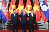 Tổng Bí thư Tô Lâm gặp lãnh đạo cấp cao Lào - Campuchia