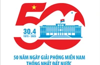 Công bố biểu trưng Kỷ niệm 50 năm Ngày Giải phóng miền Nam, thống nhất đất nước