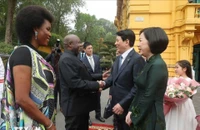 Chủ tịch nước Lương Cường chủ trì lễ đón chính thức Tổng thống Burundi