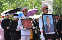 Lễ an táng nguyên Chủ tịch nước Trần Đức Lương